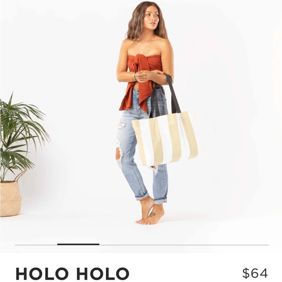 Authentic Aloha Collection Monstera Holo Holo Tote - Picture 14 of 16